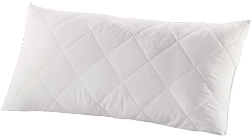 Bestlivings Hochwertiges Kopfkissen 40x80cm (400 silik. PES-Kügelchen Füllung), maschinenwaschbar bis 95 Grad und Hausstauballergiker geeignet