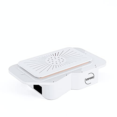 aspirateur ongles table nails manucure, aspirateur professionnel esthéticienne, avec filtre amovible et grille de protection - modèle Turbo 300