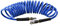 aunstarwei Air Compressor Hose Polyurethane(PU) Recoil Blue with 1/4 Europe Quick Coupler and Plug Fittings, 5m Length