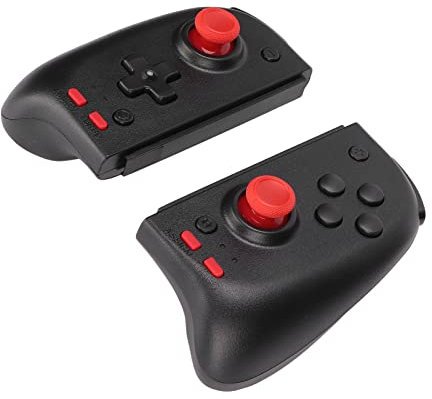 KOSDFOGE Joy con Controller, Reemplazo Programable y Juego de Empuñaduras para Switch Game Console Alta Sensibilidad, Turbo y Baja Latencia Incluye Controladores Izquierdo y Derecho