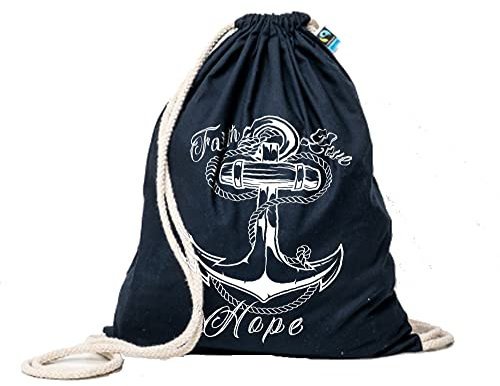 Faith Love Hope Glaube Liebe Hoffung Turnbeutel Gymbag Rucksack Fairtrade