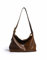 Ruby Lil Vintage-Hobo-Taschen Für Damen, Umhängetaschen Aus Veganem Weichem Leder, Hobo-Handtasche Mit Verstellbarem Schultergurt,Braun