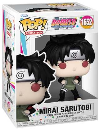 Funko POP! Animation: Boruto Naruto Next Generations - Mirai Sarutobi | Offizielles Anime Merch - Vinyl Sammelfigur als Regal Deko - Geschenkidee zum Geburtstag für Fans und Sammler