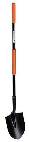 Heavy Duty Long Handled Pointed Garden Digging Spade Shovel