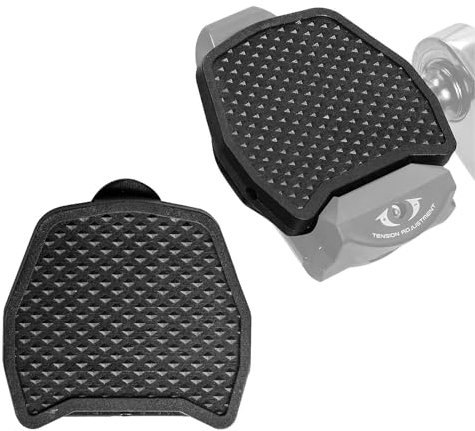 GIONAR 2Pcs Pedal Changer Compatible with Shimano SPD-SL Clipless Pedals, Converts clipless into flat pedals, PA612 Engineering Plastic Enhances Grip and Comfort, for Shimano SPD Pedals(Black)