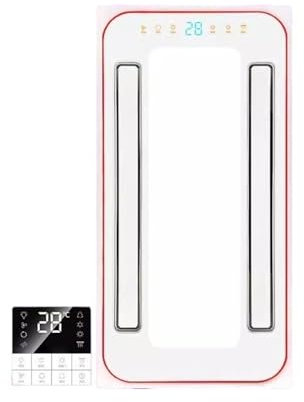 HASMI Ventilatore di Scarico Ventilatore di Scarico for Riscaldamento dell'Aria del Bagno Illuminazione a soffitto Integrata Ventilatore di Scarico for Bagno Integrato Ventilatori per Cucina