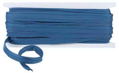 sourcing map Cotton Piping Trim, 11 Yards 0.4 Inch Wide Polyester Bias Tape Cord Trim Fabric Piping Trim for Sewing Fabric Trimming DIY Crafting, Blue