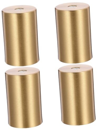 Garneck 4 Stück leichte Tasse lampe schreibtisch tischlampe table light ceiling lights Lampenfuß Lampenknauf e27 Lampenfassungen Lampendekoration Endstücke leichtes Kupfer Golden