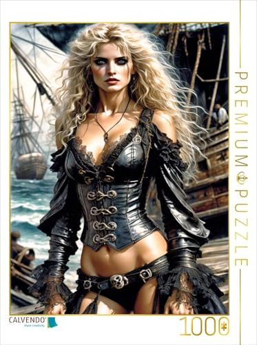 CALVENDO Puzzle Alena hat Schon mehrere Schiffe mit dem Messer zwischen den Zähnen geentert. | 1000 Teile Lege-Größe 64 x 48 cm Foto-Puzzle für glückliche Stunden