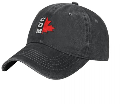 IUUGJEIX Basecap CCM Retro Eishockey Logo 3 Cowboy Gentleman Golf Wear für Frauen 2024 Herren