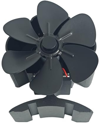 Ventilatore per forno in alluminio a 6 livelli, aggiornamento termoventilatore per camini per camini per caminetti