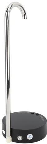 Gonetre Dispensador de Agua de Escritorio Bomba Automática de Agua Potable para la Oficina en Casa ABS ABS Acero Inoxidable Construido 1800 MAh Batería (Negro)