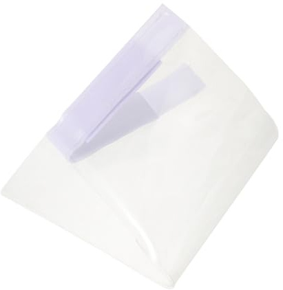 HIAKDOFT Transparentes PVC Haustier Türvorhang 26,5X24cm Leiser Wetterfester Vorhang für Hundehütte und Katzenklappe Klebefolie ohne Wandbeschädigung Einfache Montage für Innenbereich