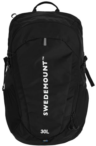 Swedemount Trail Rucksäcke 30L, Laptopfach | 30 Liter Volumen, Drei Taschen, Laptopfach, Verstellbarer Brustgurt, Reflektierende Details