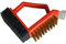 Barbecook 223.0202.000 3-in-1 Grillbürste, Schwarz/Rot, 8 x 18 x 6 cm