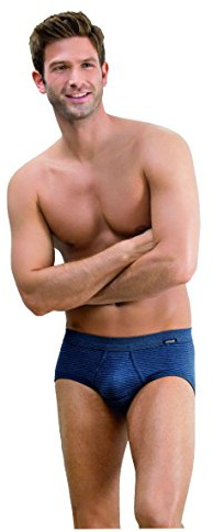 Ammann Herren Unterhose Slip mit Eingriff und weichem Komfortbund