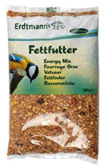 Erdtmann's Vogelfutter, Fettfutter, 1,0 kg Hauptfutter für Winter oder Beifutter zum Mischen