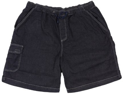 Abraxas Cargo-Jeans-Bermuda großen Größen, hellblau
