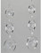 2er Set Deko-Hänger Herzen – Hochzeit – Fensterdeko aus klarem Acryl – romantische Hängedeko mit Kristall-Look – Deko für Fenster & Wand - 28 cm