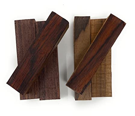Drechselholz: Pen Blanks 6x Hondouras Palisander zum Drechseln von Kugelschreiber, Füllfederhalter, Korkenzieher u.a.
