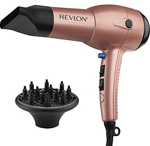 Secador de pelo Revlon 1875W ligero y de secado rápido