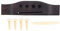 Chevalet en palissandre et chevilles accessoires pour basse acoustique folk 4 cordes