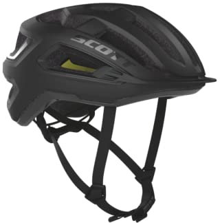 Scott Uni – Erwachsene 275192 Fahrradhelm, dk gr/ra YEL, L