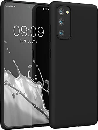 kwmobile Custodia Compatibile con Samsung Galaxy S20 FE Cover - Back Case per Smartphone in Silicone TPU - Protezione Gommata - nero matt