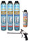 DSTOCK60 – Set mit 3 Stück Bauschaum/Montageschaum, 750 ml, 1 Sprühpistole, 1 Reiniger, Profi-Schaumstoff, Polyethylen-Schaumstoff, für den Innen- und Außenbereich