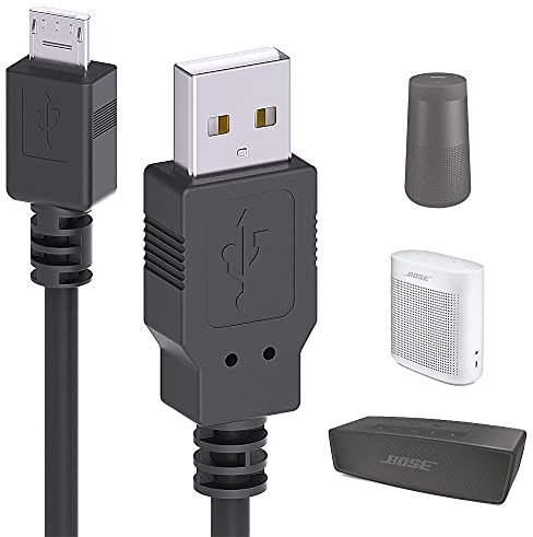 Mellbree,Cable de carga USB para altavoz Bose Soundlink de 1 m, cable de carga micro USB para Bose Soundlink Mini, Soundlink Micro Speaker, Soundlink Auriculares inalámbricos Soundlink
