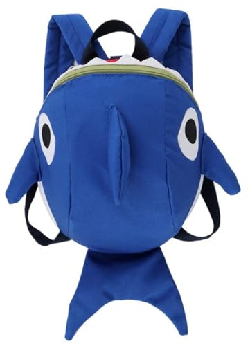 haozaikeji Toddler Backpack Kids Backpack with Safety Reins Cute Shark Shape School Bag for Boys and Girls Mini Animal Preschool Bag for 1-5 Years Children