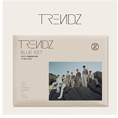 TRENDZ - BLUE SET Chapter. UNKNOWN CODE Album+Folded Poster
