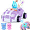 Yellcetoy Macchina Telecomandata per 2 3 4 5 anni, Macchina Radiocomandata con Luci e Musica, 2.4Ghz rc Car Regali di Compleanno e di Natale per Bambini Ragazzi Ragazze Viola