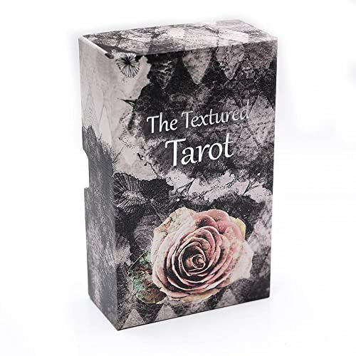 Die strukturierten Tarot-Decks Englische Version Karten für Anfänger Profis Wahrsagendes Tarot-Kartendeck-Tisch-Brettspiel The Textured Tarot