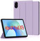 GIOPUEY Funda Compatible con Honor Pad X9, Cubierta Trasera de Silicona Suave [Textura Similar a la Piel] - Morado