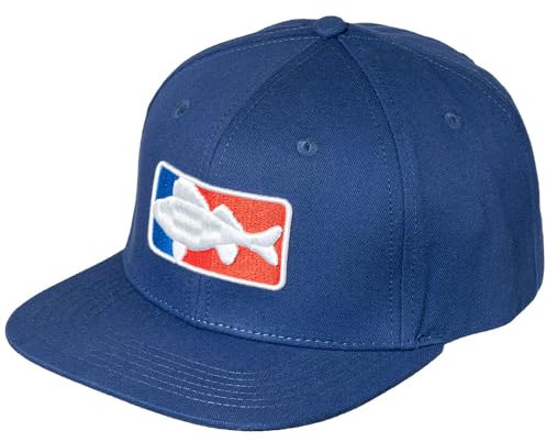 LMAB Snapback Cap, Angler Cap, Angel Kappe, Angelbekleidung Herren, Fishing Cap, Angelmütze Herren, Angel Mütze, Angler Kappe, Cap Herren Angeln, Angler Hut, (Navy)