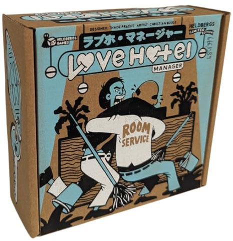 Heldbergs Games Kartenspiel für Erwachsene: Love Hotel Manager - lustiges Spiel mit Sammel- und Ärgerfaktor für Paare und für Spielabende mit Freunde