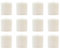 Acan Tradineur - Pack de 12 Velas Taco con Aroma a Coco, velón de Cera perfumada, Larga duración: 24 Horas, aromaterapia, decoración del hogar (Blanco, Coco, 7 x 5,6 cm)