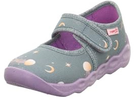 Superfit Mädchen Bubble Hausschuh, Hellgrün Mehrfarbig 7520, 30 EU Weit
