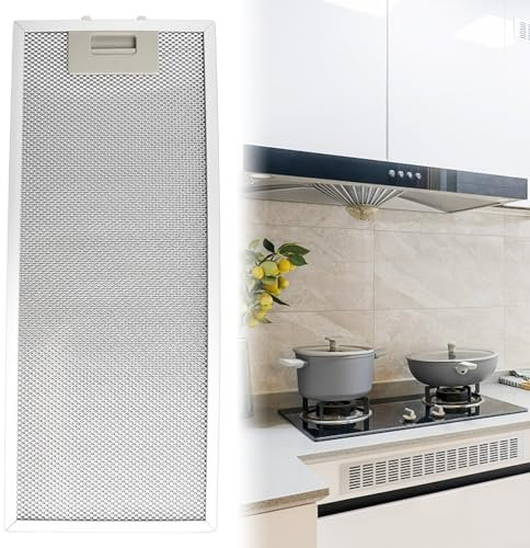 Filtros de malla de metal, filtro de grasa de campana de cocina de acero inoxidable, extractoras/rejillas de ventilación de campana, Filtros de Repuesto, Accesorios de Filtro de Repuesto 192*471*9mm