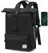 TANTOMI Rucksack Damen Groß, Laptop Rucksack Herren, Unisex Tagesrucksäcke Rolltop Rucksack Wasserdicht, Reiserucksack Lässiger Backpack Schule Freizeit Uni Arbeit Wandern
