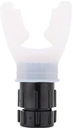 Atemtrainer, Atemtrainer mit einstellbarem Widerstand, verbessert die Atmungskapazität, Muskeltrainer, leicht zu reinigen und zu verwenden, verbessert Kraft und Ausdauer (weiß)