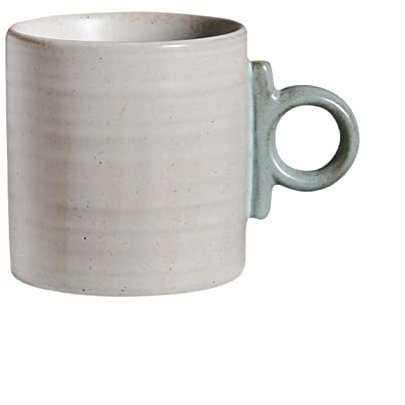 Tazza da caffè con manico personalizzato tazza in ceramica tazza da ufficio 400 ml grande capacità tazza per la colazione per latte, caffè tazza da tè (colore: E) (ottone)