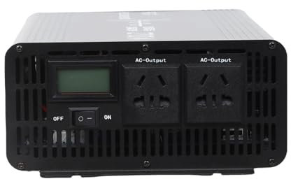 Onduleur Haute Puissance à Onde sinusoïdale Pure monté sur véhicule MY-2500, 12V 24V à 220V 48V 60V, Alimentation électrique, onduleur de Batterie(60V_AC220V)