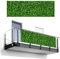 MuchoWow© Balkon Sichtschutz Einseitig 100x300 cm Groß Terrassen Gartenzaun Balkonfächer ohne Bohren Wetterfest für Zaun Terrasse Balkonbespannung Seitenschutz Heg - Blätter - Natur