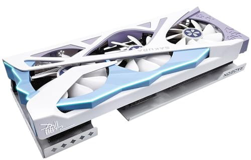 YIWEOG RX7800XT-16G GDDR6 Graphics Card for Gaming PC Powerful Cooling System RGB Effects High Core Frequency Multi-Interface Support High-Temperature Resistant Solid Capacitors Computer