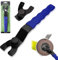 Universal Angle Grinder Adjustable Spanner, 10-52mm Adjustable Pin Wrench with Non-Slip Plastic Coated Grip for Angle Grinders, Total Length 19cm (Blue Black)
