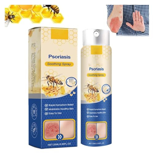 LOVILDS PsoriaHeal Bee Care Spray Pro, PsoriaHeal Bee Treatment Spray, Relief Spray, 2024 Professionelle und sichere Formel, lindert effektiv Juckreiz, geeignet für alle Hauterkrankungen (1)
