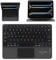 CLAUZIO Wireless Keyboard with Touchpad or Trackpad for IPad,MacOS,Apple,Android or Chrome os Compatible with Pc, Mac, Laptop, Smartphone, Tablet Wireless Bluetooth Multi-Device- Black (Classic)