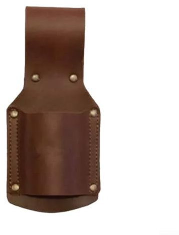 Rugged Leather Axe Carrier with Thoughtful Design for Quick Tool Access (brown)